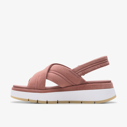 Tuscan Cross Mauve Suede | Clarks for sale