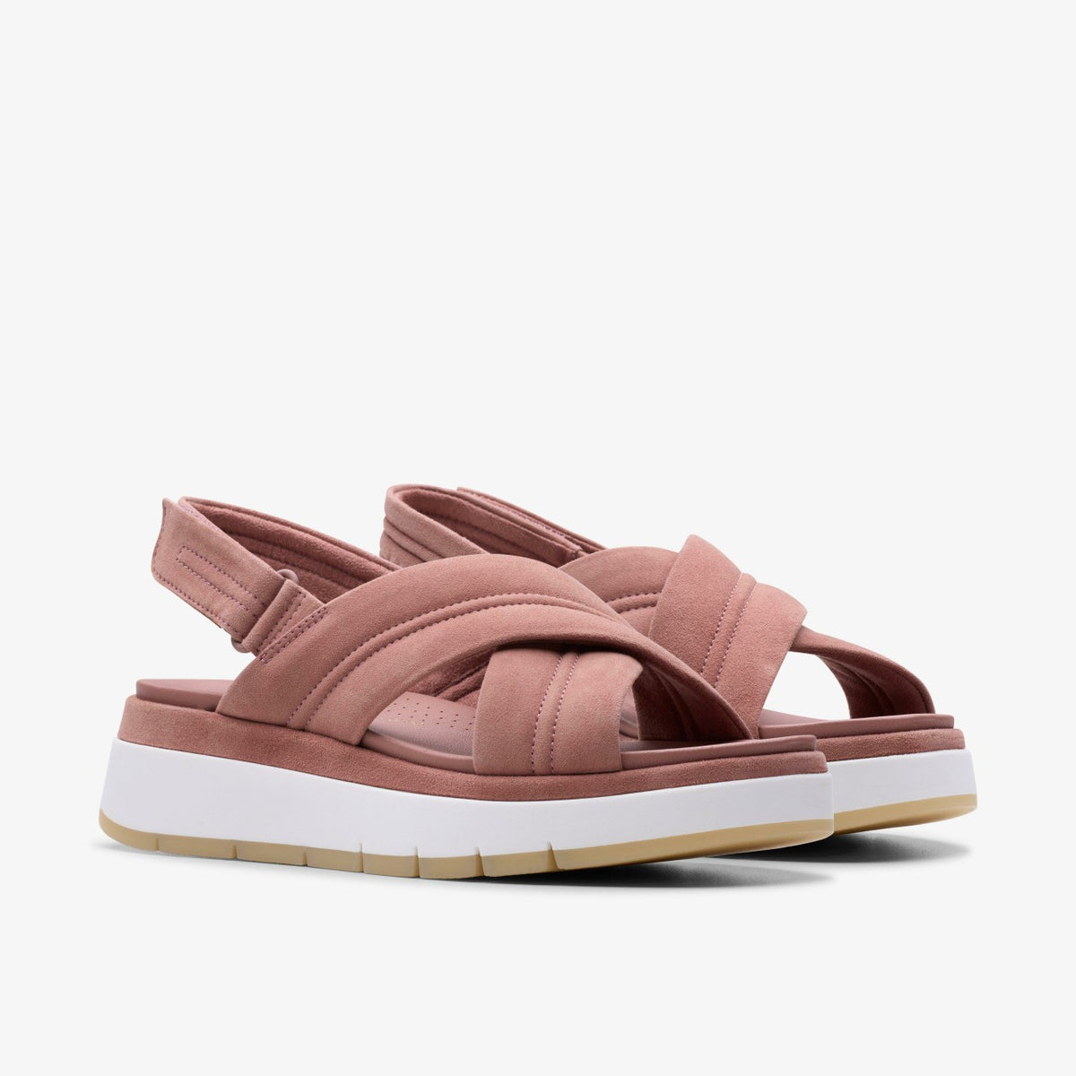 Tuscan Cross Mauve Suede | Clarks for sale