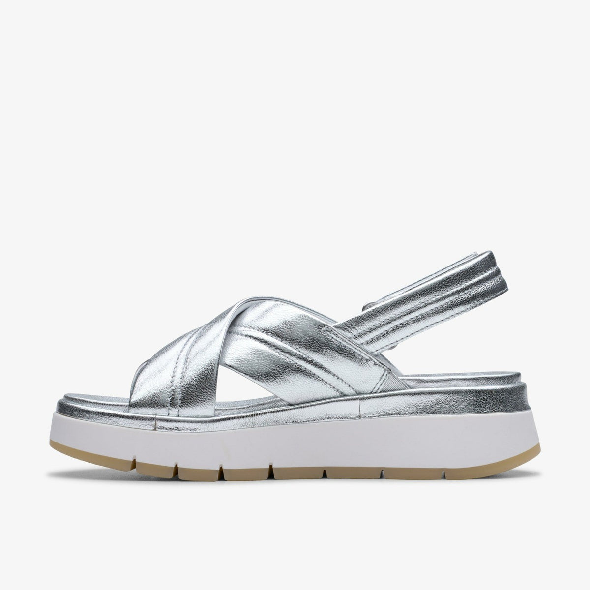 Tuscan Cross Silver Leather | Clarks online