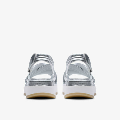 Tuscan Cross Silver Leather | Clarks online