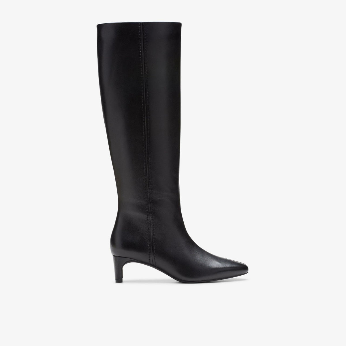 Edina Tall Black Leather | Clarks on Sale
