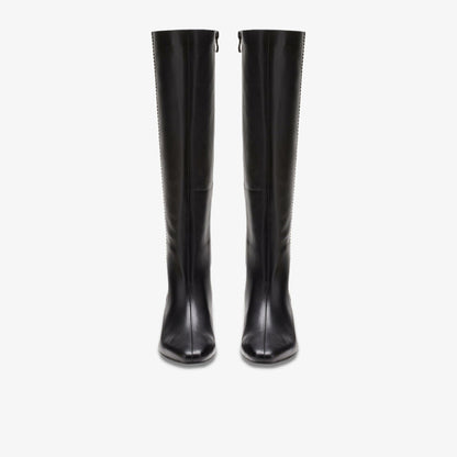 Edina Tall Black Leather | Clarks on Sale