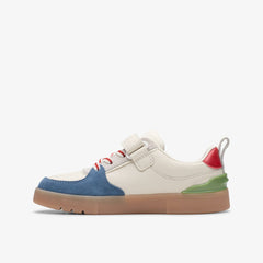 Oslo Vibe Kid White/Blue | Clarks for sale