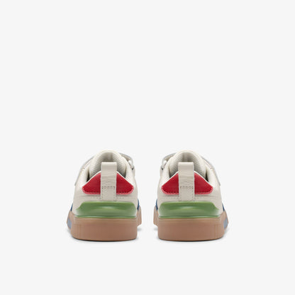 Oslo Vibe Kid White/Blue | Clarks for sale