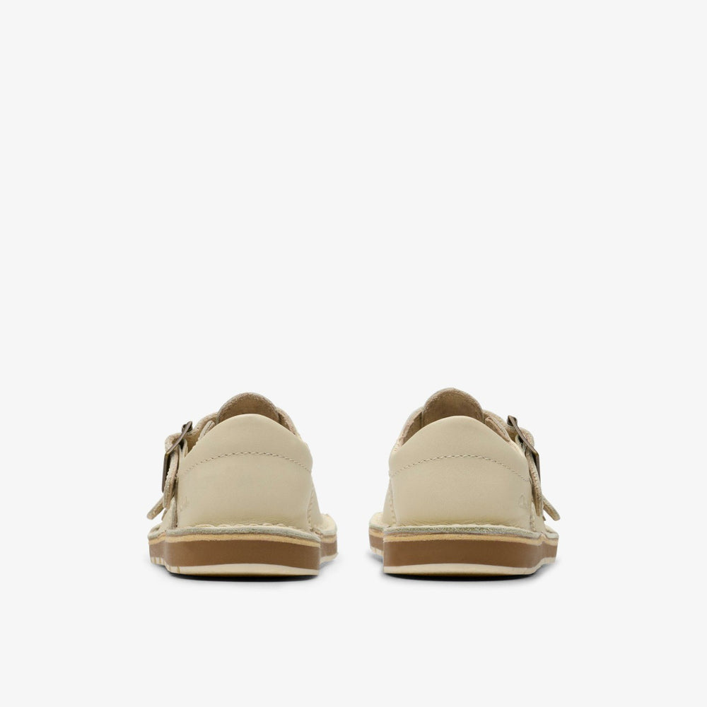 Playsun RF Toddler Off White Leather | Clarks for sale