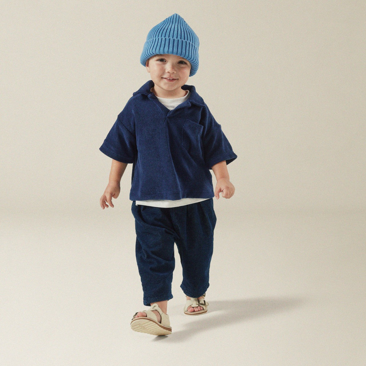 Playsun RF Toddler Off White Leather | Clarks for sale