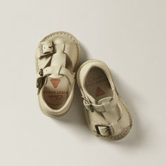 Playsun RF Toddler Off White Leather | Clarks for sale