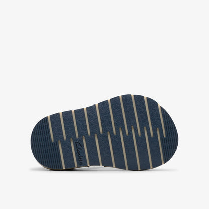 Playsun Toddler Navy Leather | Clarks outlet
