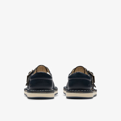 Playsun Toddler Navy Leather | Clarks outlet