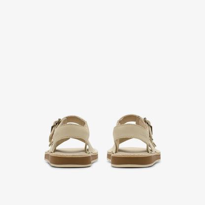 Playsun Kid Off White Leather | Clarks for sale