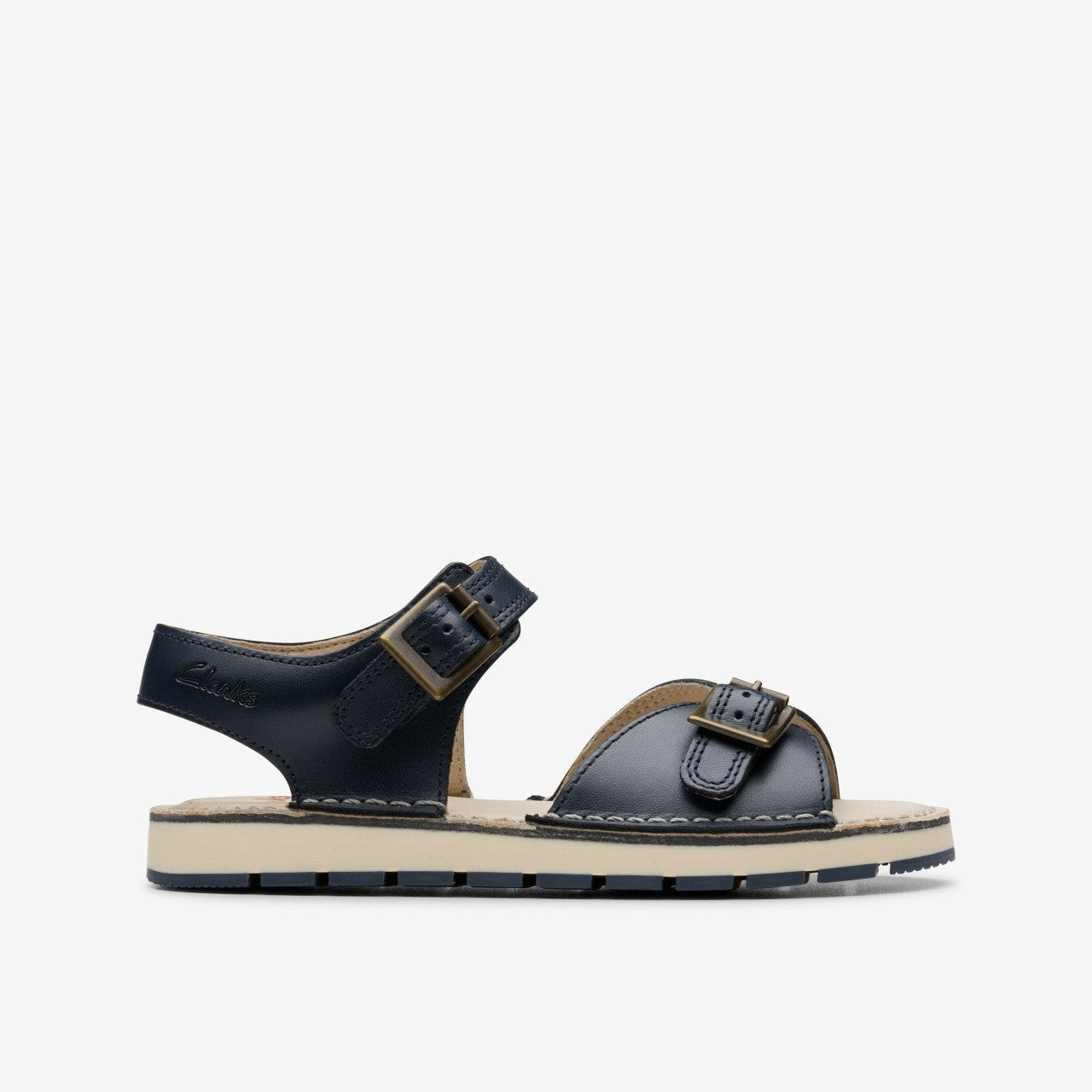 Playsun Kid Navy Leather | Clarks Sale