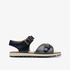 Navy Leather
