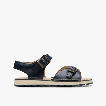 Playsun Kid Navy Leather | Clarks Sale