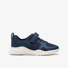 Feather Ath Kid Navy | Clarks online