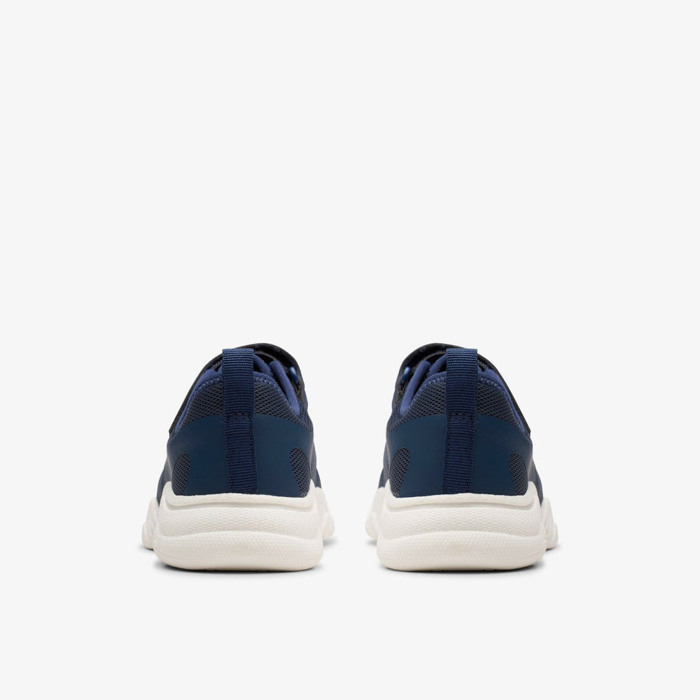 Feather Ath Kid Navy | Clarks online
