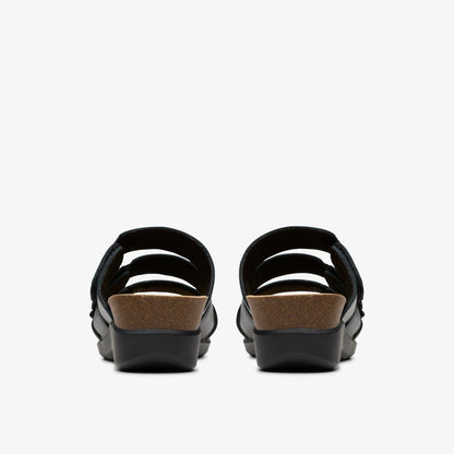Calenne Lily Black Leather | Clarks outlet