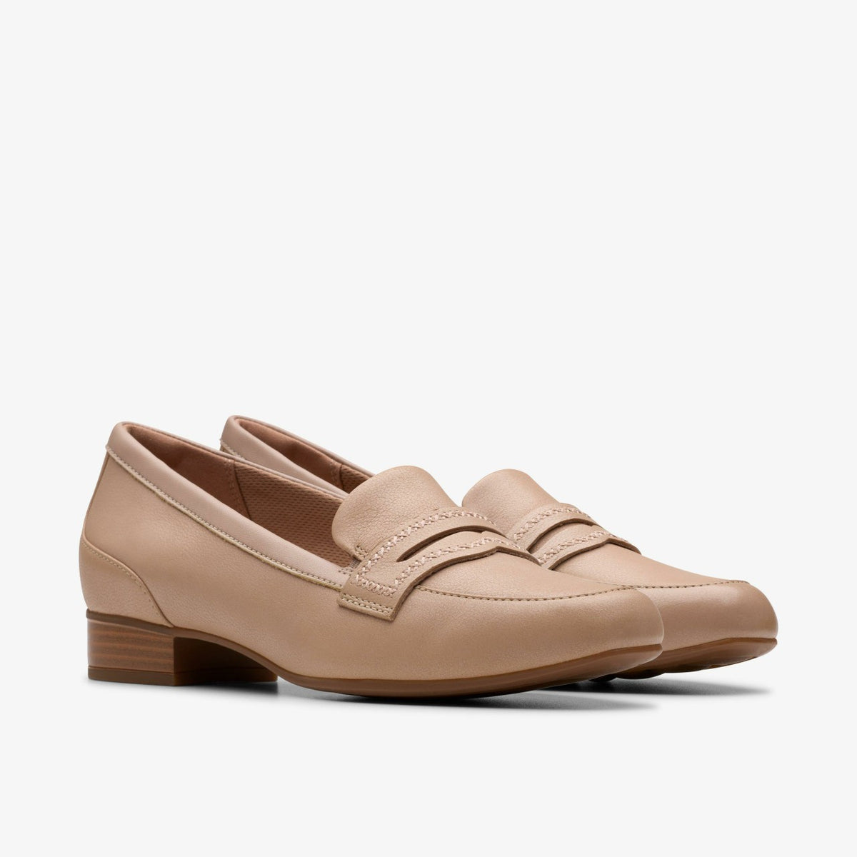 Juliet Top Beige Leather | Clarks on Sale