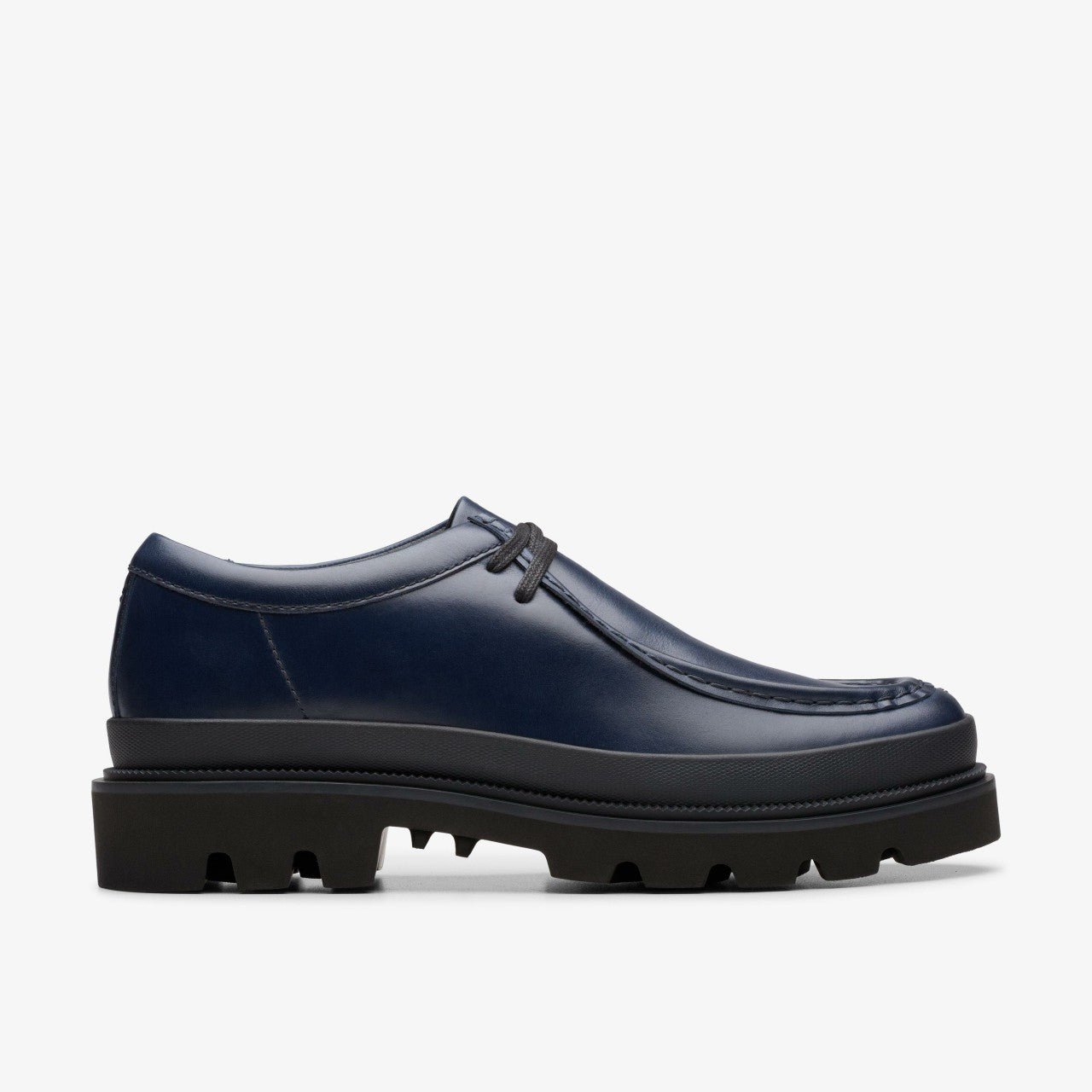 Badell Seam Navy Leather | Clarks discount