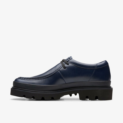 Badell Seam Navy Leather | Clarks discount
