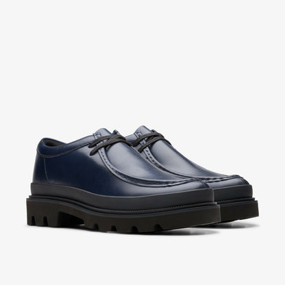 Badell Seam Navy Leather | Clarks discount