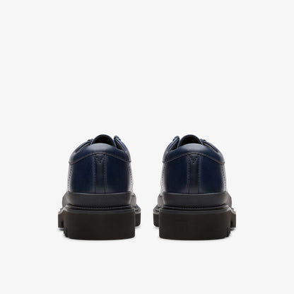 Badell Seam Navy Leather | Clarks discount