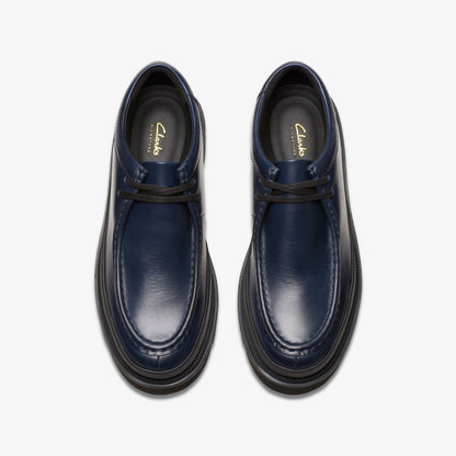 Badell Seam Navy Leather | Clarks discount