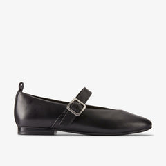 Fawna Bar Black Leather | Clarks on Sale