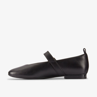 Fawna Bar Black Leather | Clarks on Sale