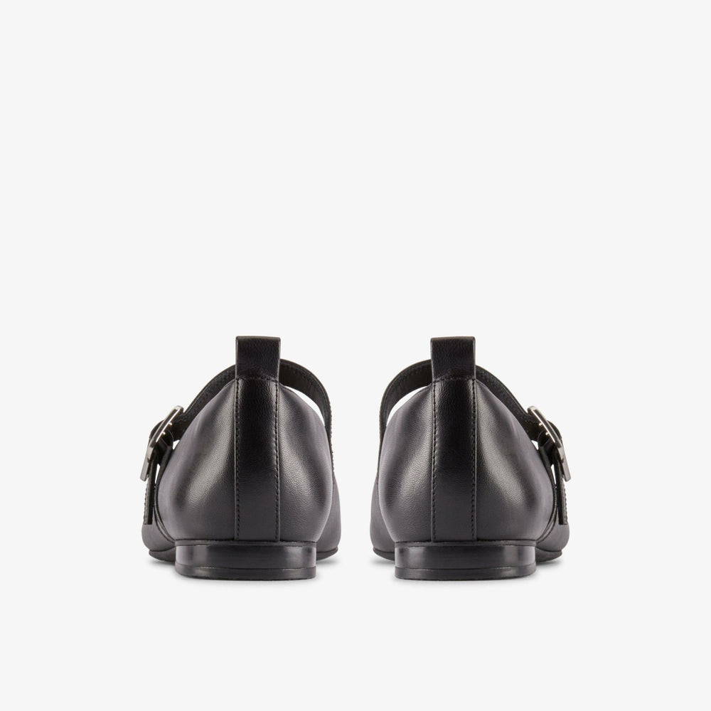 Fawna Bar Black Leather | Clarks on Sale
