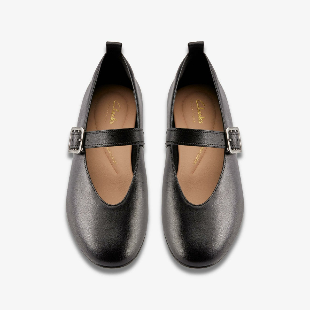Fawna Bar Black Leather | Clarks on Sale
