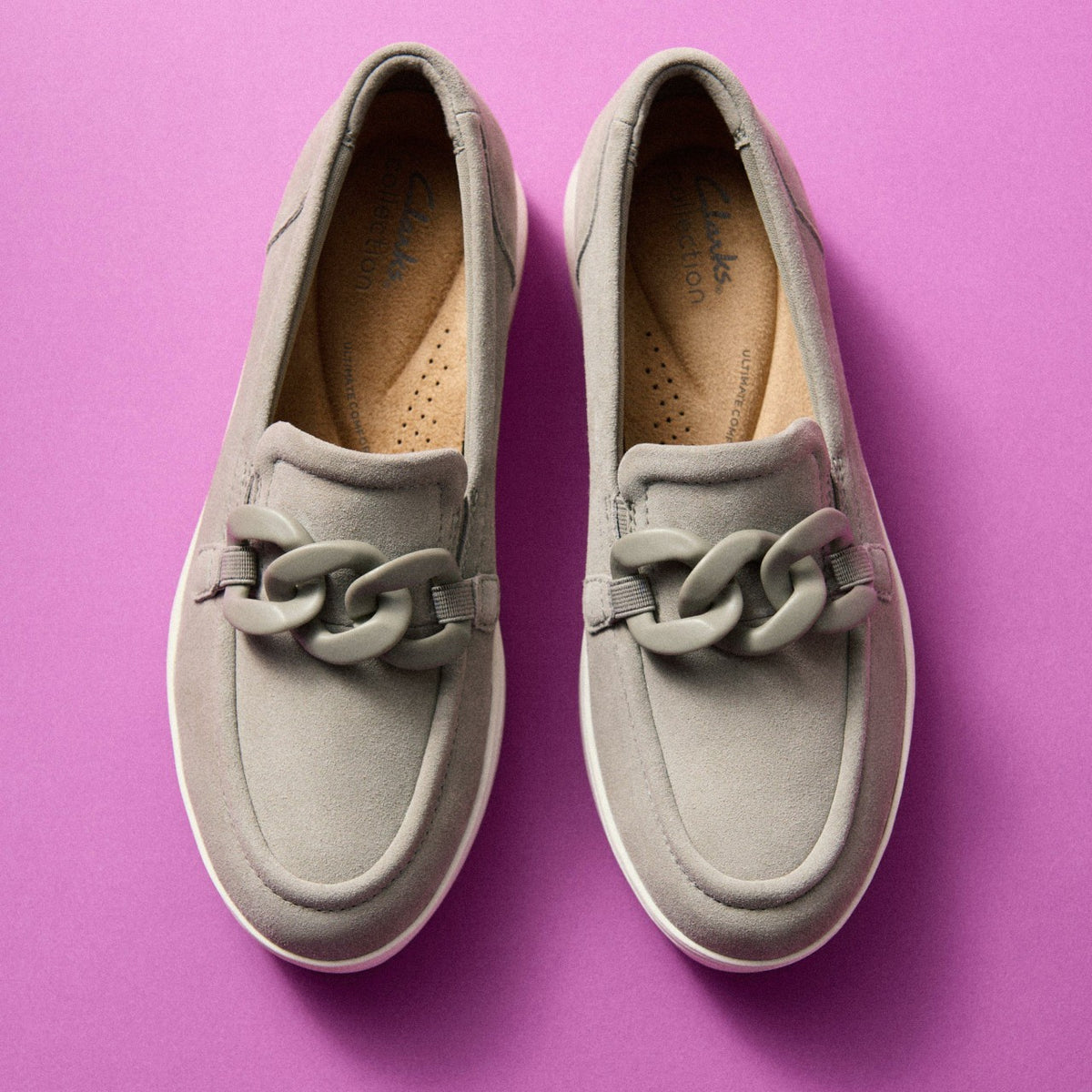 Zylah May Stone Suede | Clarks for sale