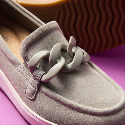 Zylah May Stone Suede | Clarks for sale