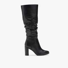 Freva 85 Slouch Black Leather | Clarks outlet