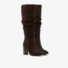 Freva 85 Slouch Dark Brown Suede | Clarks Sale