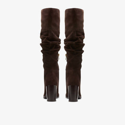 Freva 85 Slouch Dark Brown Suede | Clarks Sale