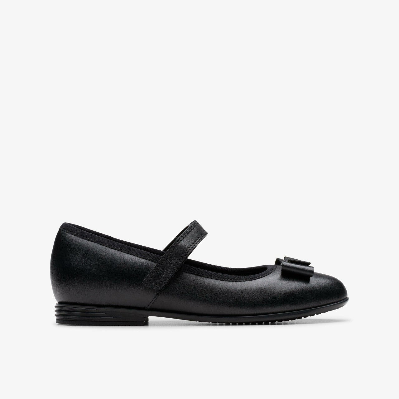 Finja Tap Older Black Leather | Clarks online