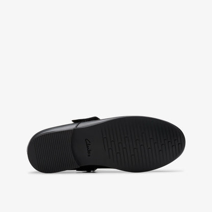 Finja Tap Older Black Leather | Clarks online