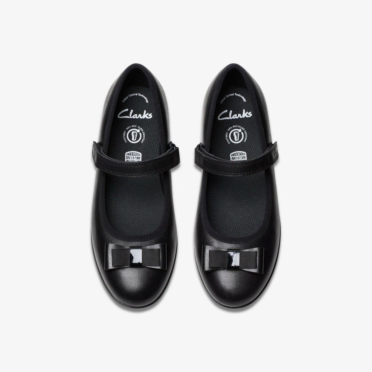 Finja Tap Older Black Leather | Clarks online