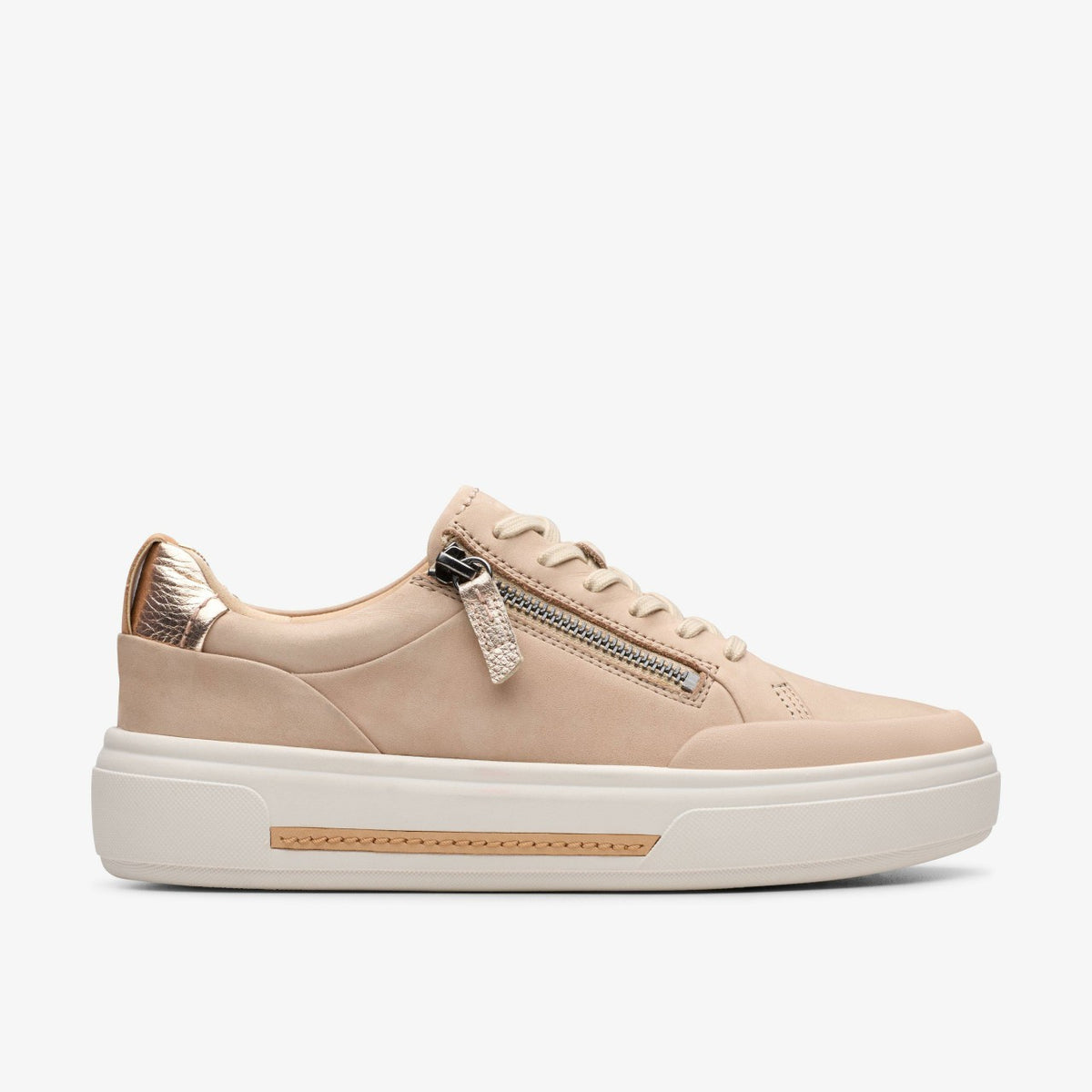 Hollyhock Zip Sand Nubuck | Clarks discount