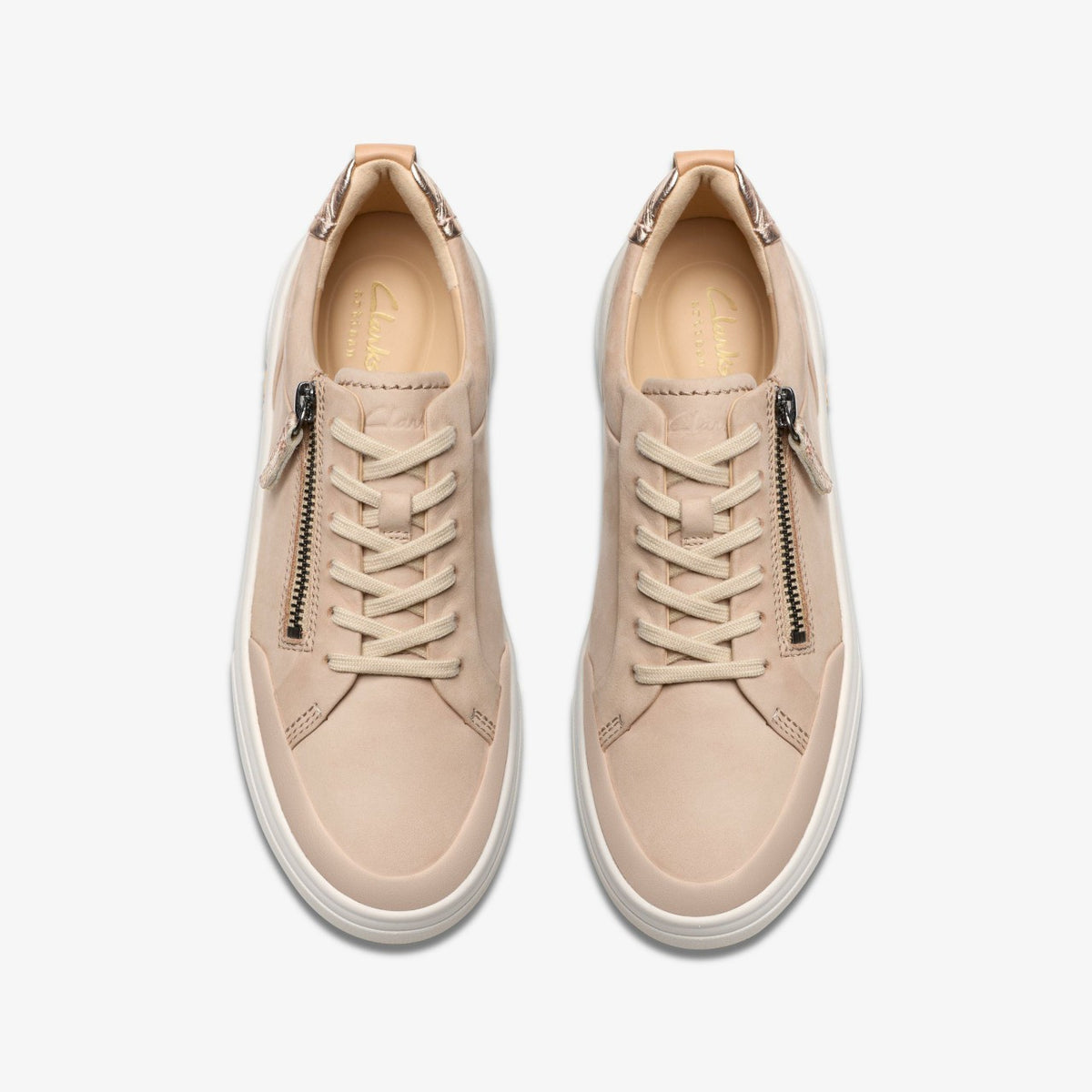 Hollyhock Zip Sand Nubuck | Clarks discount