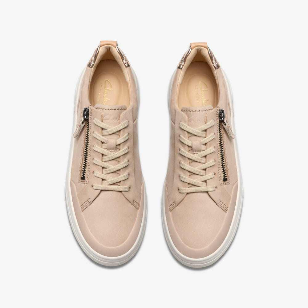 Hollyhock Zip Sand Nubuck | Clarks discount