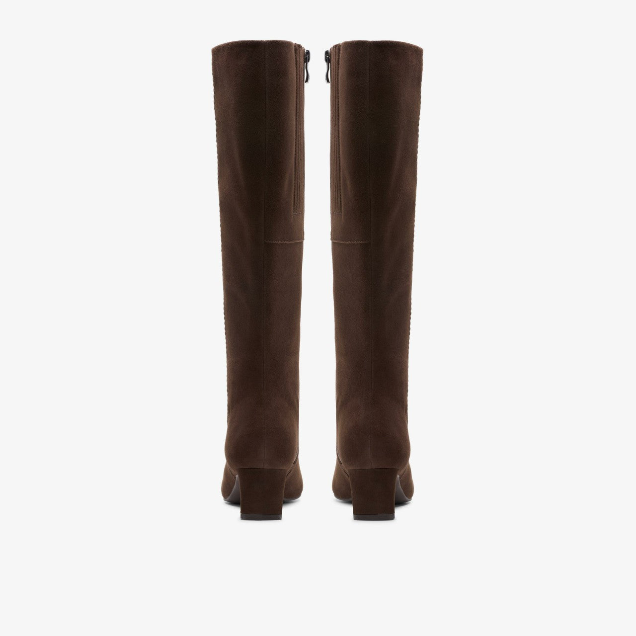 Edina Tall Dark Brown Suede | Clarks for sale