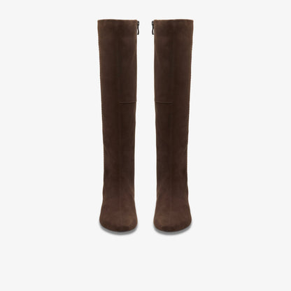 Edina Tall Dark Brown Suede | Clarks for sale