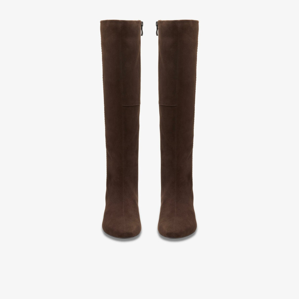 Edina Tall Dark Brown Suede | Clarks for sale