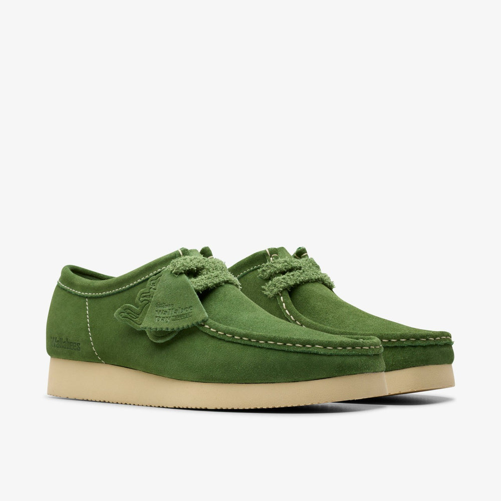 Wallabee 2604 Green Suede | Clarks Sale