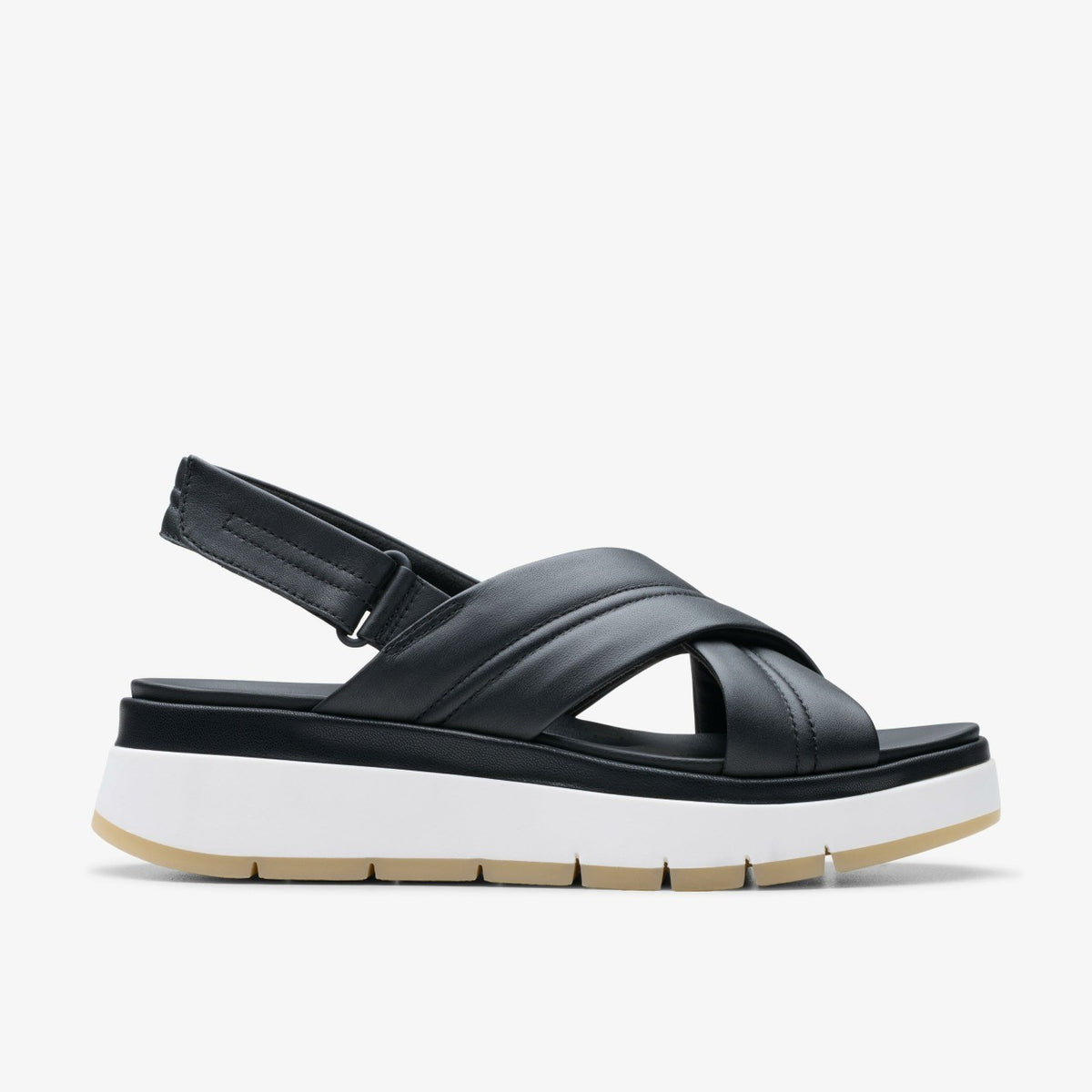 Tuscan Cross Black Leather | Clarks Sale