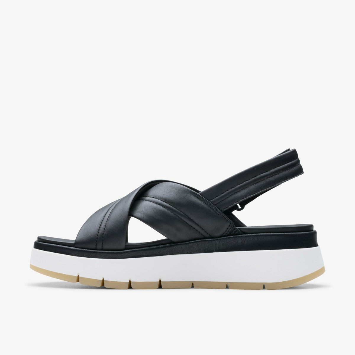 Tuscan Cross Black Leather | Clarks Sale