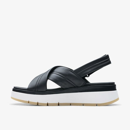 Tuscan Cross Black Leather | Clarks Sale