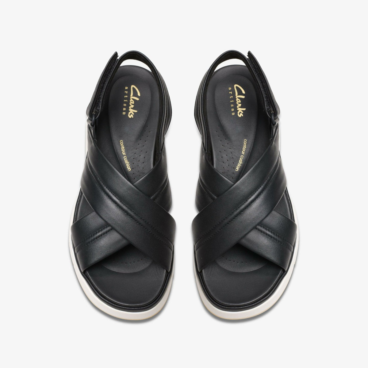 Tuscan Cross Black Leather | Clarks Sale