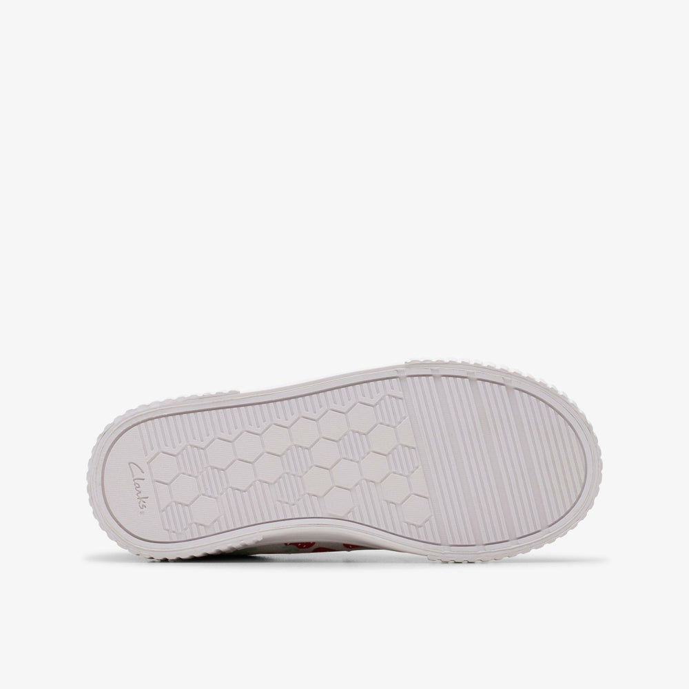Foxing Fraise Kid Cotton Metallic | Clarks on Sale